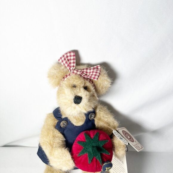 Boyds Bears Plush Serendipity Wishkabibble Giant Tomato Poseable 10" NWT - Picture 2 of 6